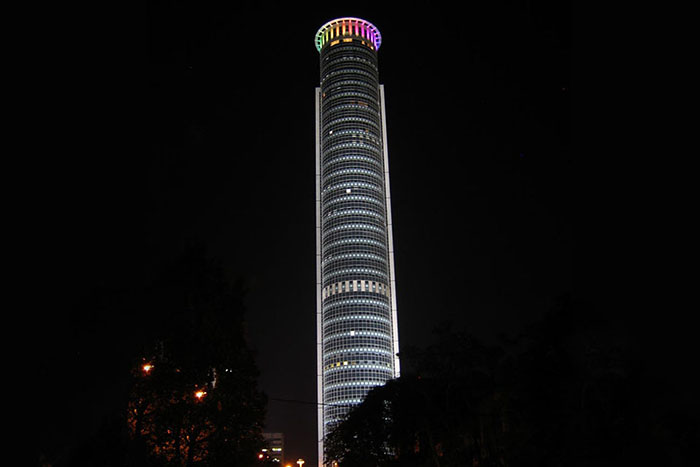 Moshe Aviv Tower Ramat Gan, Tel Aviv District, Israel | Color Kinetics