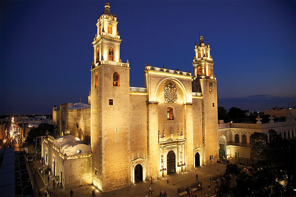 Cathedral of San Ildefonso Mérida, Yucatán, Mexico | Color ... home data wiring diagrams 