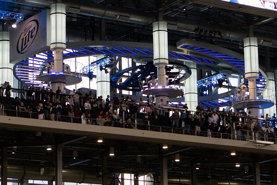 Dallas Cowboys Enter through Tunnel at underground Miller Lite Bar field  level at AT&T Stadium! 